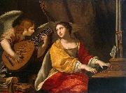 Jacques Blanchard Saint Cecilia oil painting on canvas